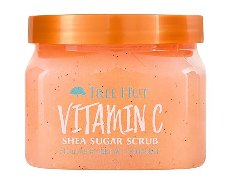 Tree Hut Coco Colada Body Scrub, Exfoliating & Hydrating Sugar Scrub with Shea Butter & Essential Oils, Smooth Skin, Body Exfoliator For All Skin Types, Self Care Gifts for Women, Vegan, 18 Oz Quick Pick Grocers